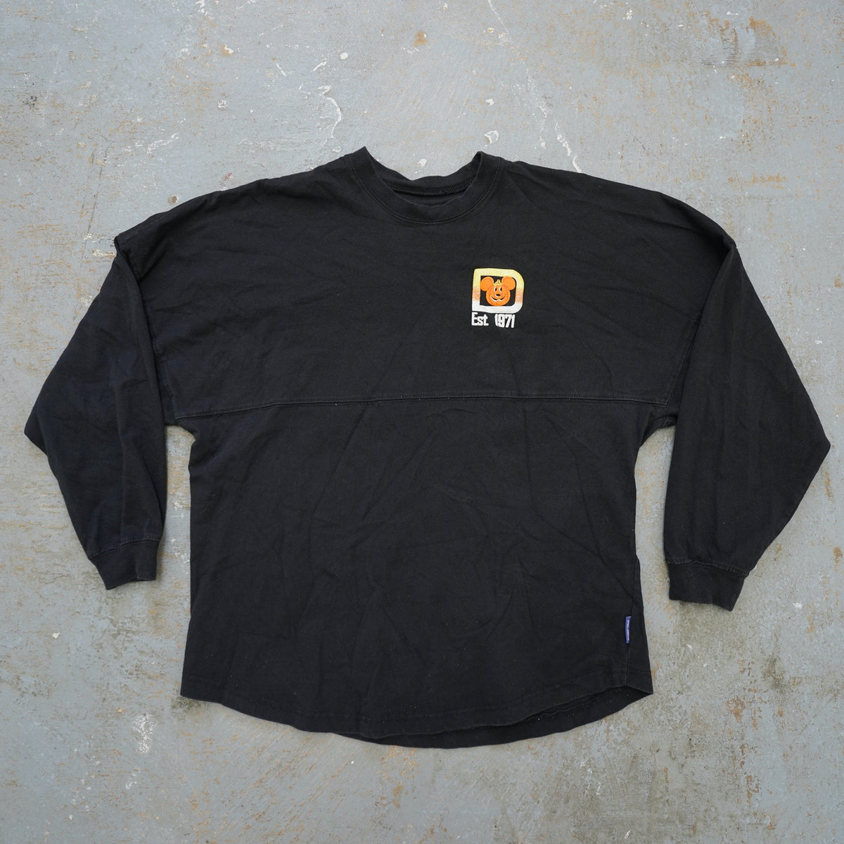 (M) Walt Disney World 2019 Halloween Candy Corn Spirit Jersey Size M Black Orange