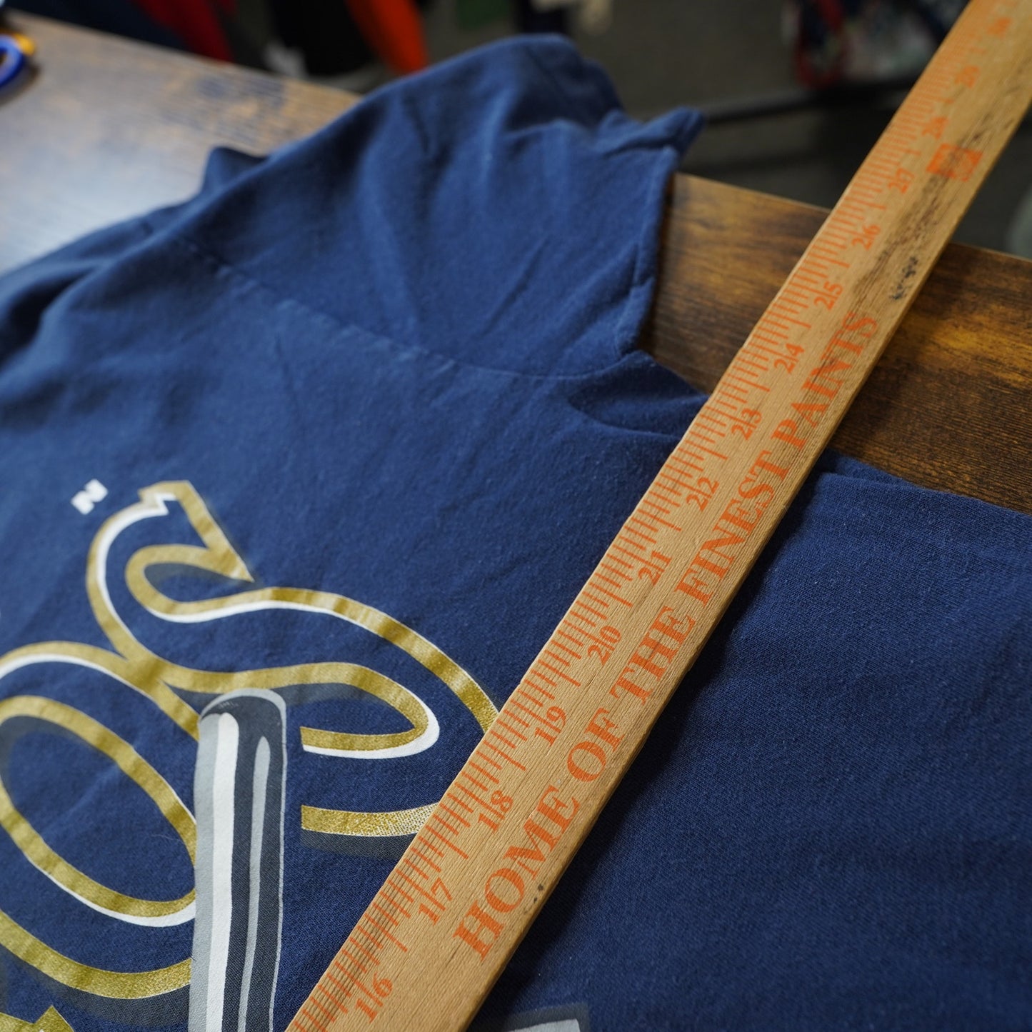 (XL) Vintage Houston Astros 90s Hanes T-Shirt Men's XL Navy Gold Single Stitch MLB