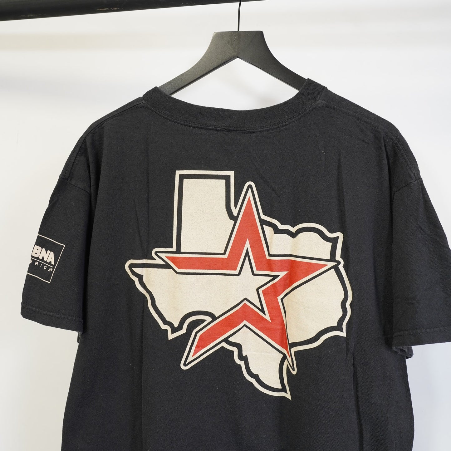 (XL) Vintage Houston Astros Y2K Big Logo Baseball T-Shirt Men's XL Black 2000s H-Town