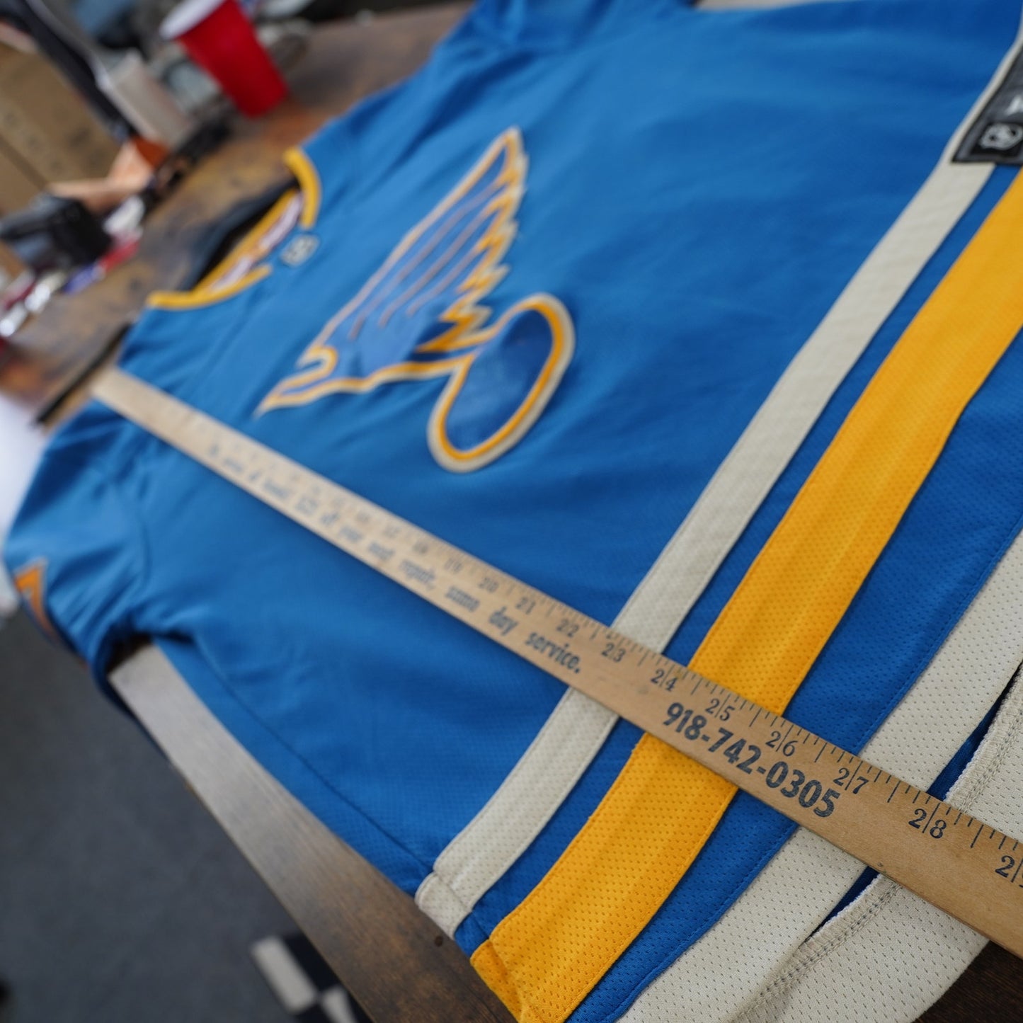 (M) St. Louis Blues Stitched Alex Pietrangelo Hockey Jersey Men's M Blue Fanatics