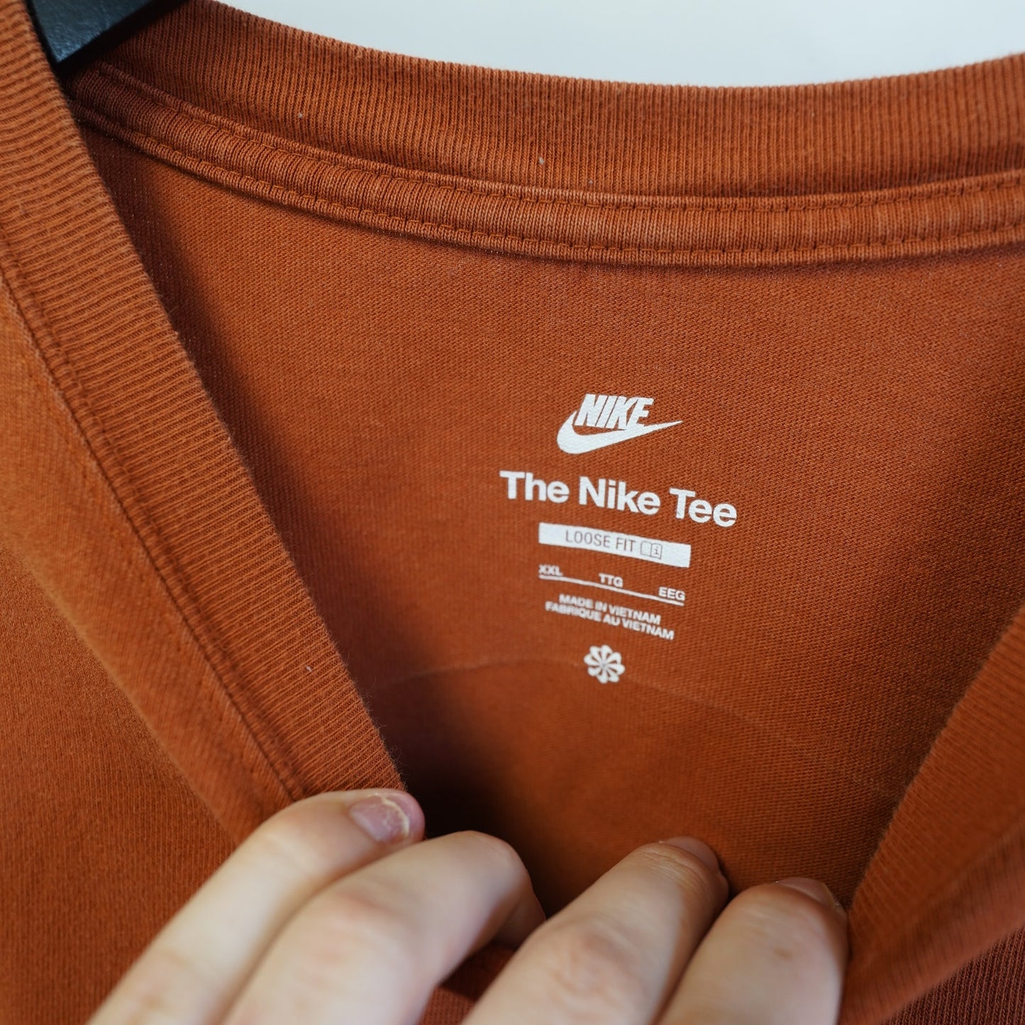 (XXL) Nike Love Mother Earth Retro T-Shirt Men's XXL Burnt Orange Nature Vintage