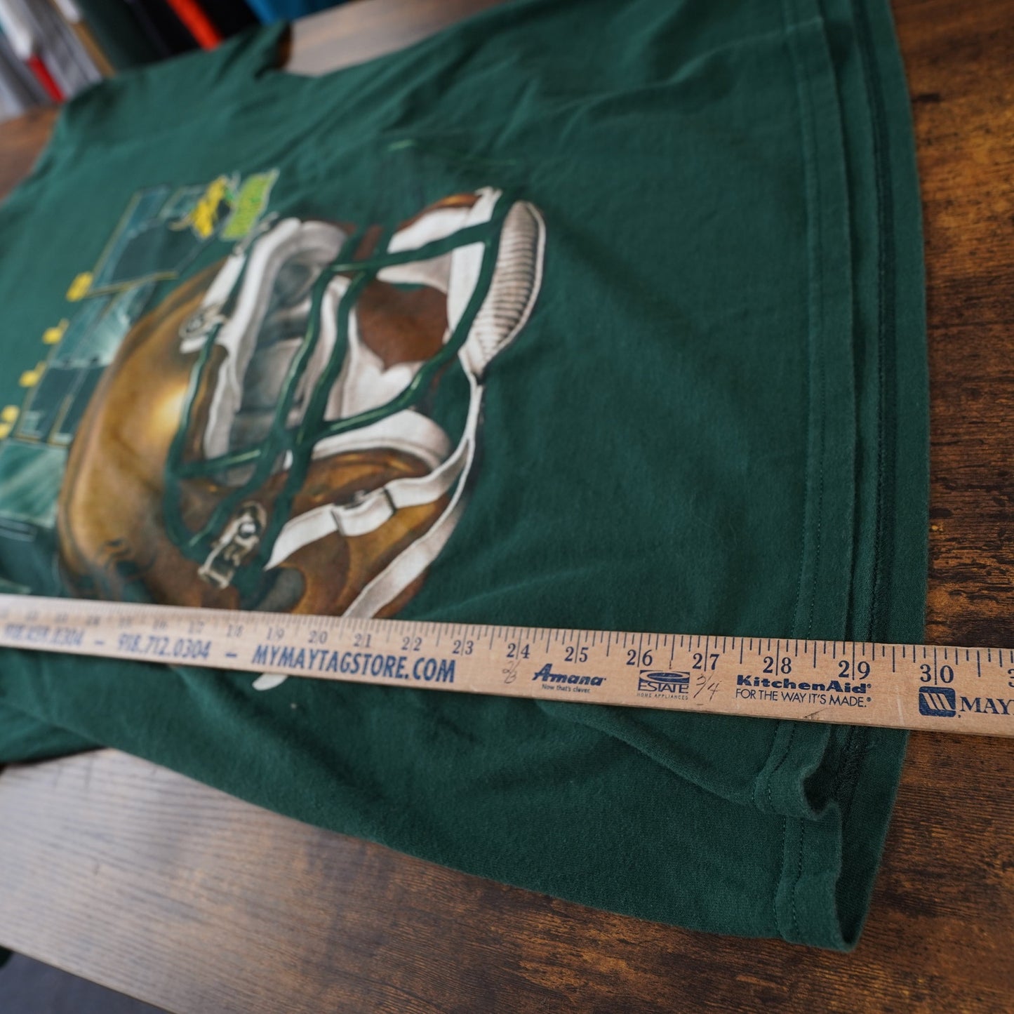 (L) Vintage USF Bulls Football Lee Sport T-Shirt Men's L Green South Florida