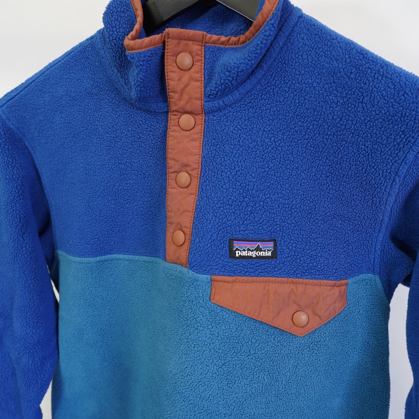 (Kids M) Patagonia Lightweight Synchilla Snap-T Pullover Fleece Sweater Unisex M 10