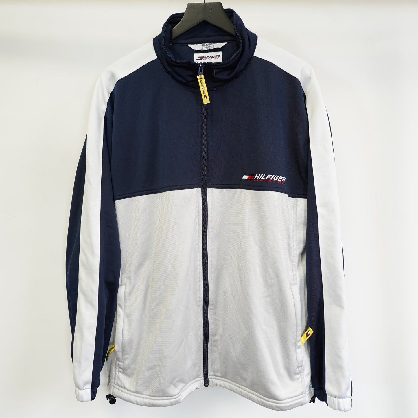 (L) Vintage Tommy Hilfiger Athletics Full Zip Track Jacket 2000s Y2K