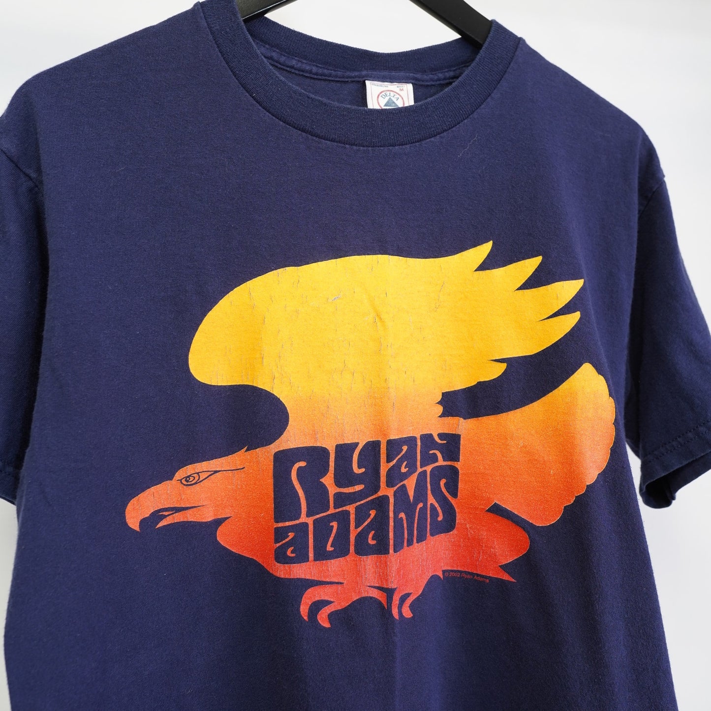 (M) Vintage Ryan Adams 2002 Band Tour T-shirt Men's M Y2K 2000s Eagle Blue