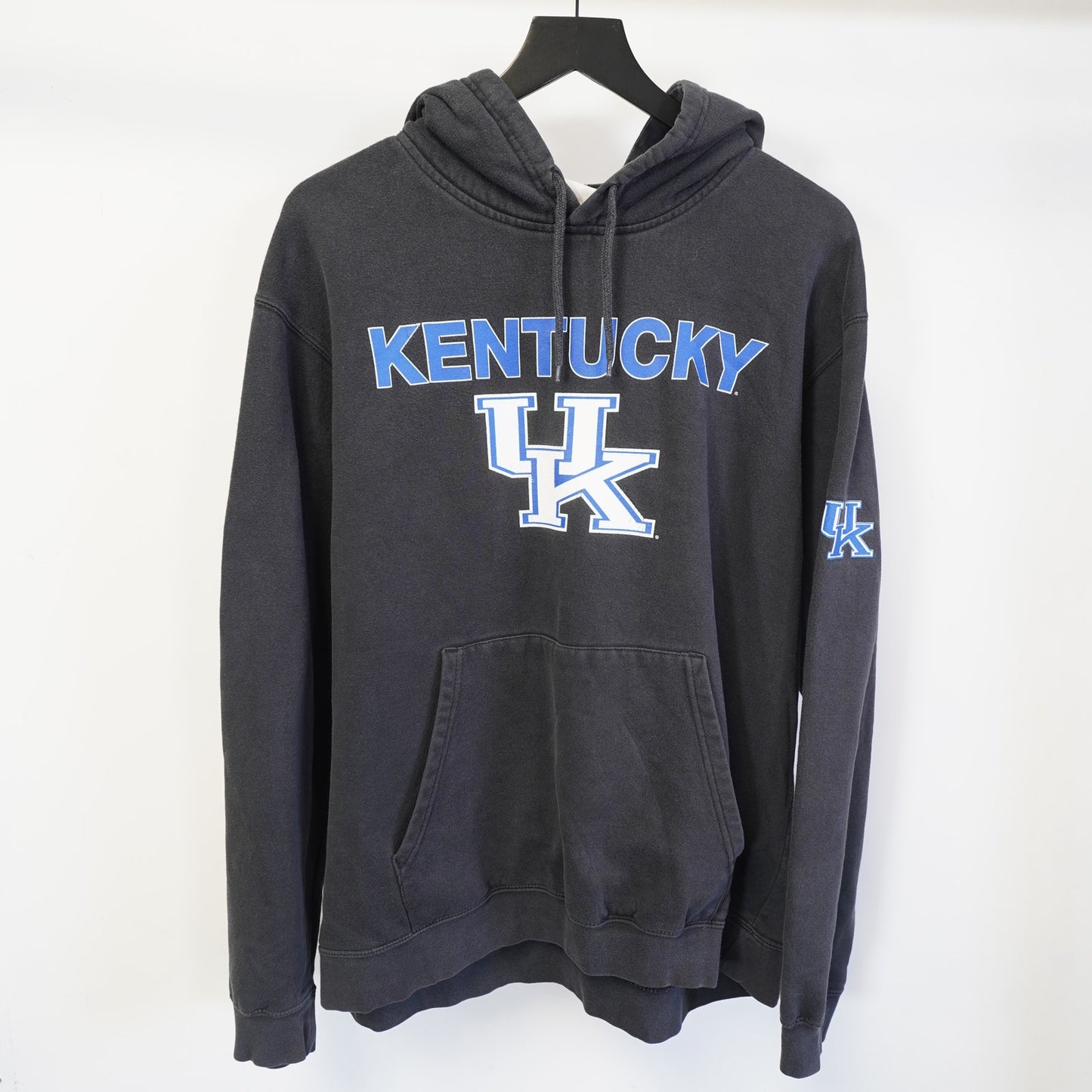 (XL) University of Kentucky Wildcats Majestic Hoodie UK Men's XL Black Blue Pullover