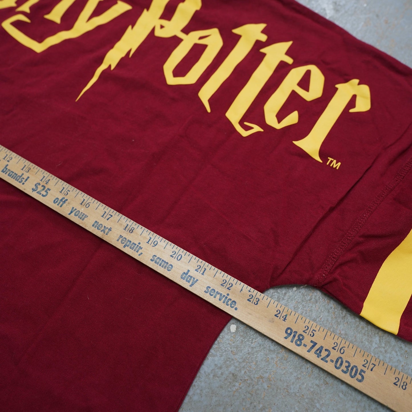 (S) Harry Potter Spirit Jersey Wizardly World Universal Studios Unisex S Oversize