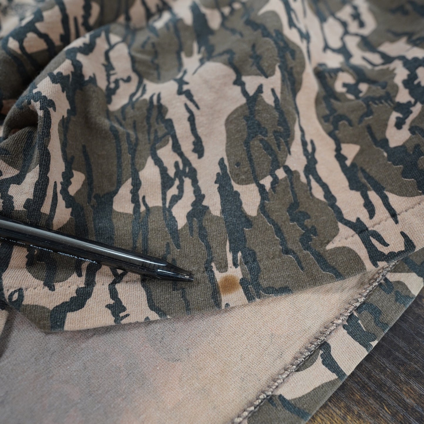 (XXL) Vintage Mossy Oak Bottomland Long Sleeve Camo T-Shirt Men's XXL 80s-90s Hunting