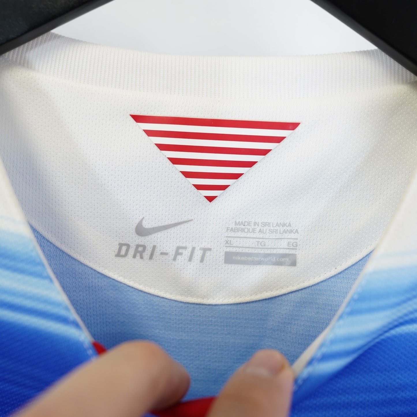 (Women's XL) Nike USA Soccer Jersey 2015 World Cup Women's XL Blue USWNT Futbol Kit