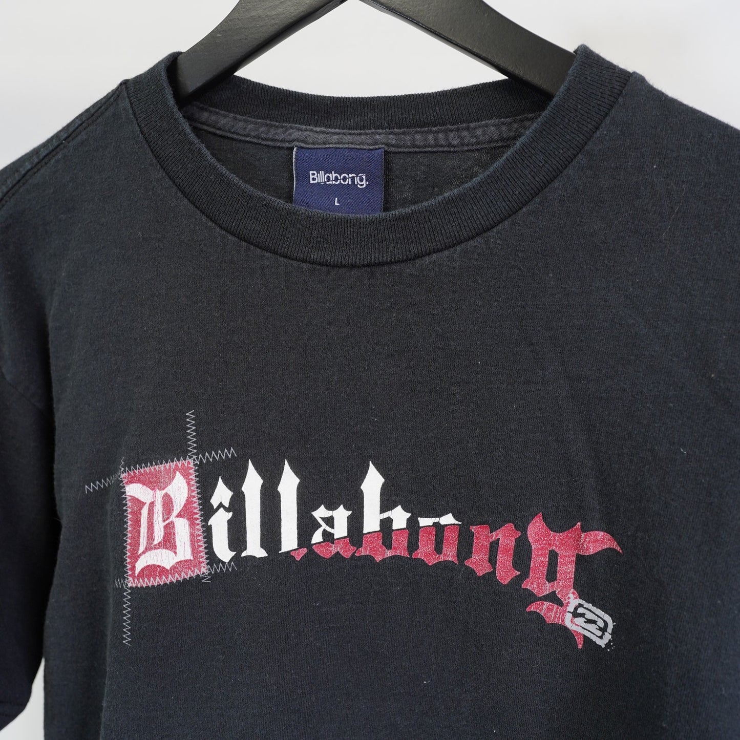 (L) Vintage Billabong Y2K Surf Skate Longsleeve T-Shirt Men's L 2000s Retro Black