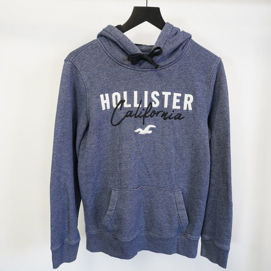 (S) Y2K Hollister California Surf Co. Stitched Hoodie Men's S Blue 2000s Vintage
