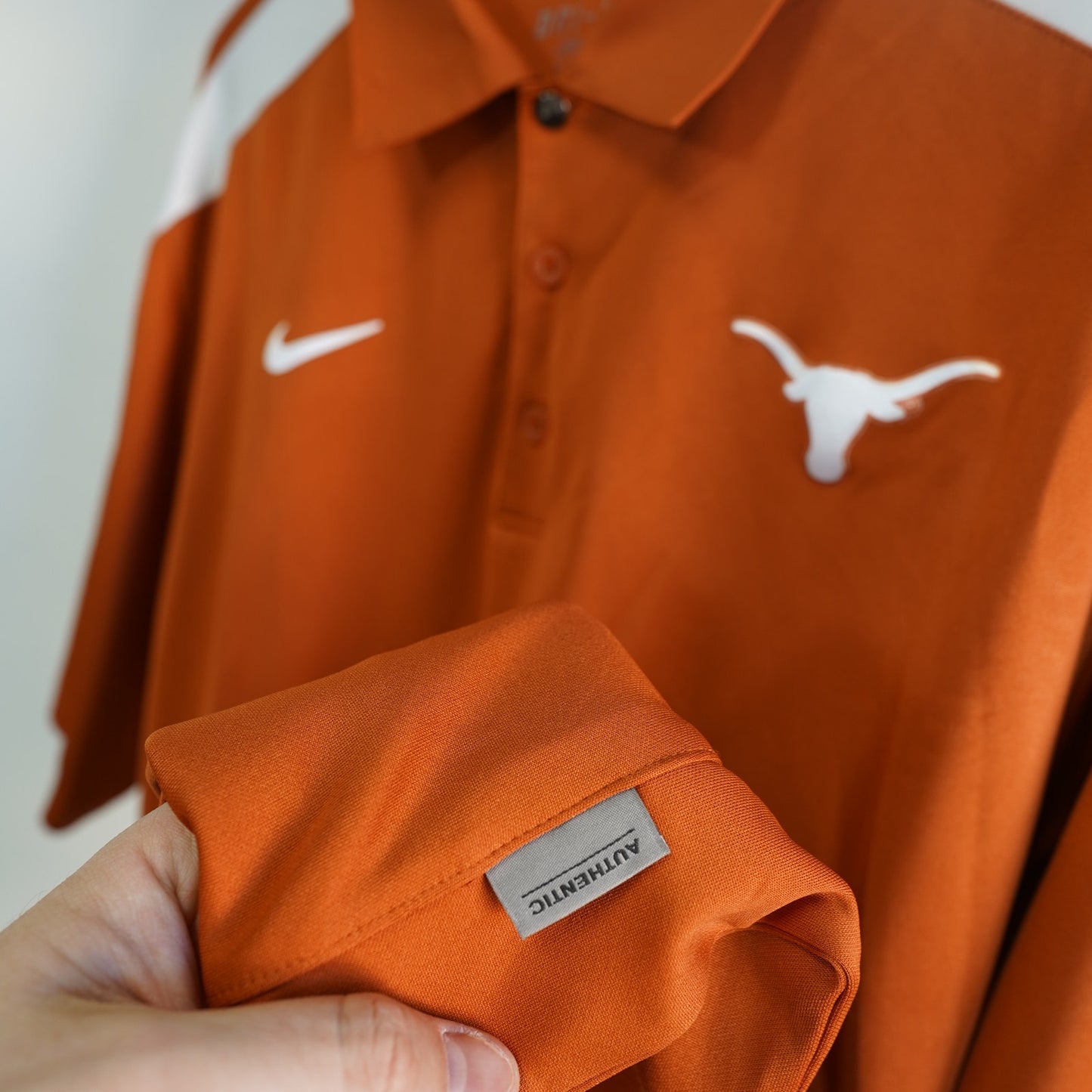 (XL) University of Texas Longhorns Nike Dri-Fit Polo Shirt Men's XL Orange Tech Golf