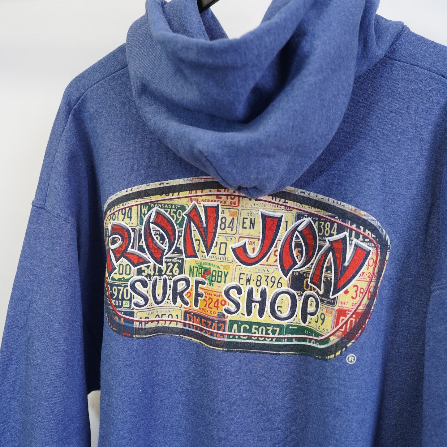 (XXL) Vintage Ron Jon Surf Shop Y2K Hoodie Men's XXL Blue Skater Surfer Retro 2000s