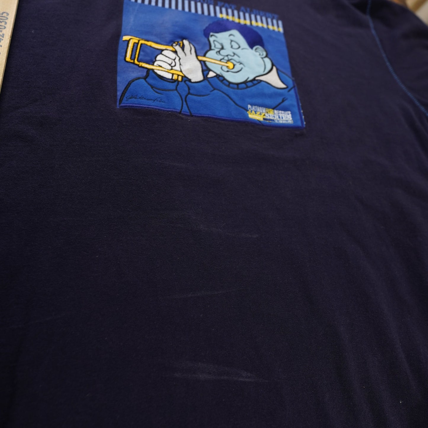 (XL) Vintage Fat Albert Platinum Fubu Sewn Y2K Hip Hop Streetwear T-Shirt Men's XL