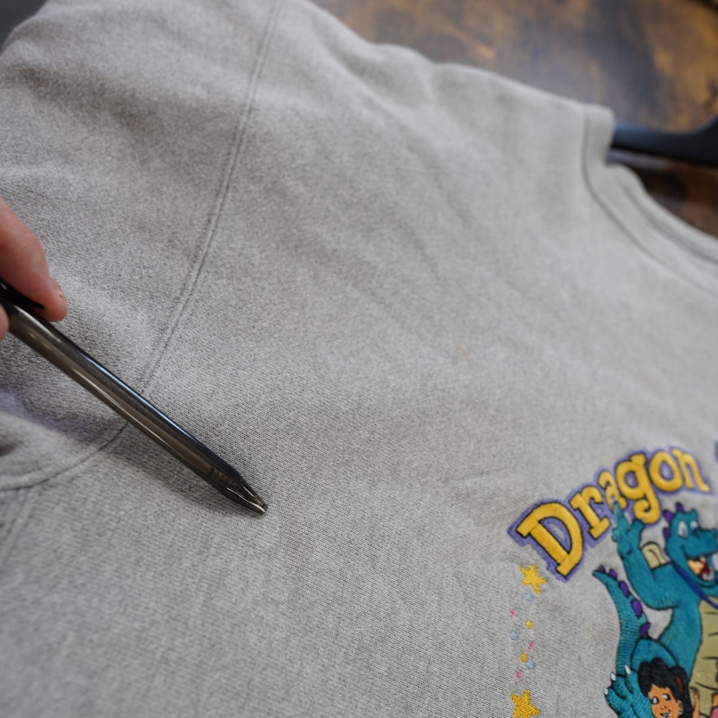 (XXL) Vintage Dragon Tales Champion Reverse Weave Sweatshirt Men's XXL Gray 90s
