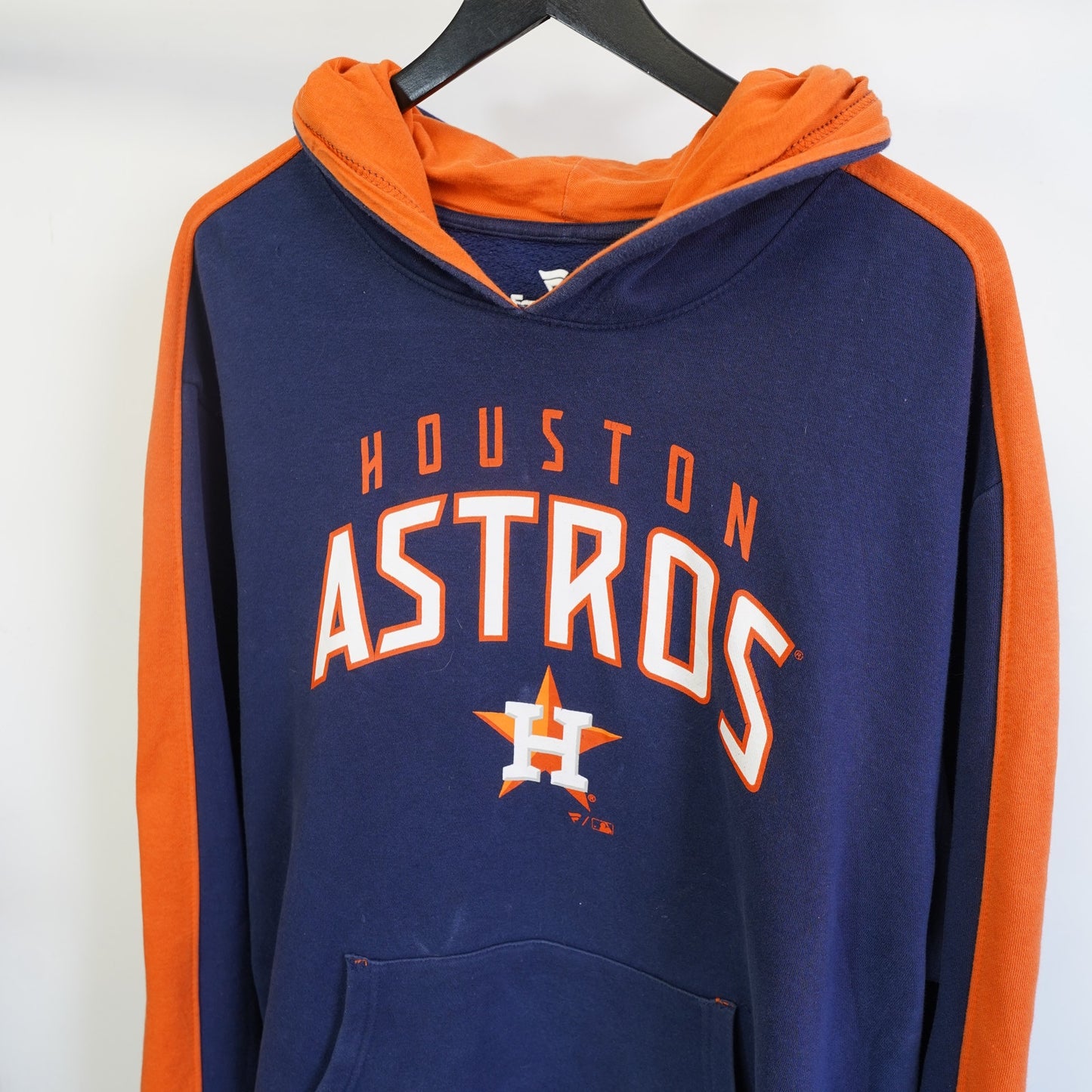 (XXL) Houston Astros Fanatics Two-Tone Hoodie Men's XXL Navy Blue Orange