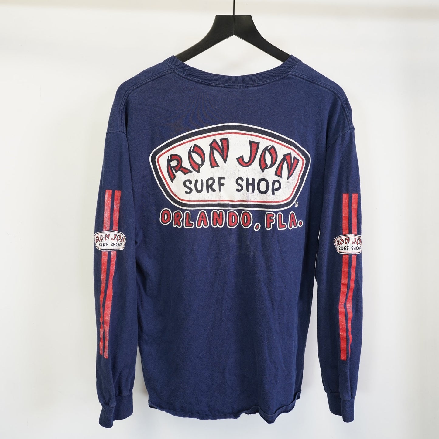 (L) Vintage Ron Jon Surf Shop Y2K Skate Long Sleeve T-Shirt Men's L 2000s Blue Retro