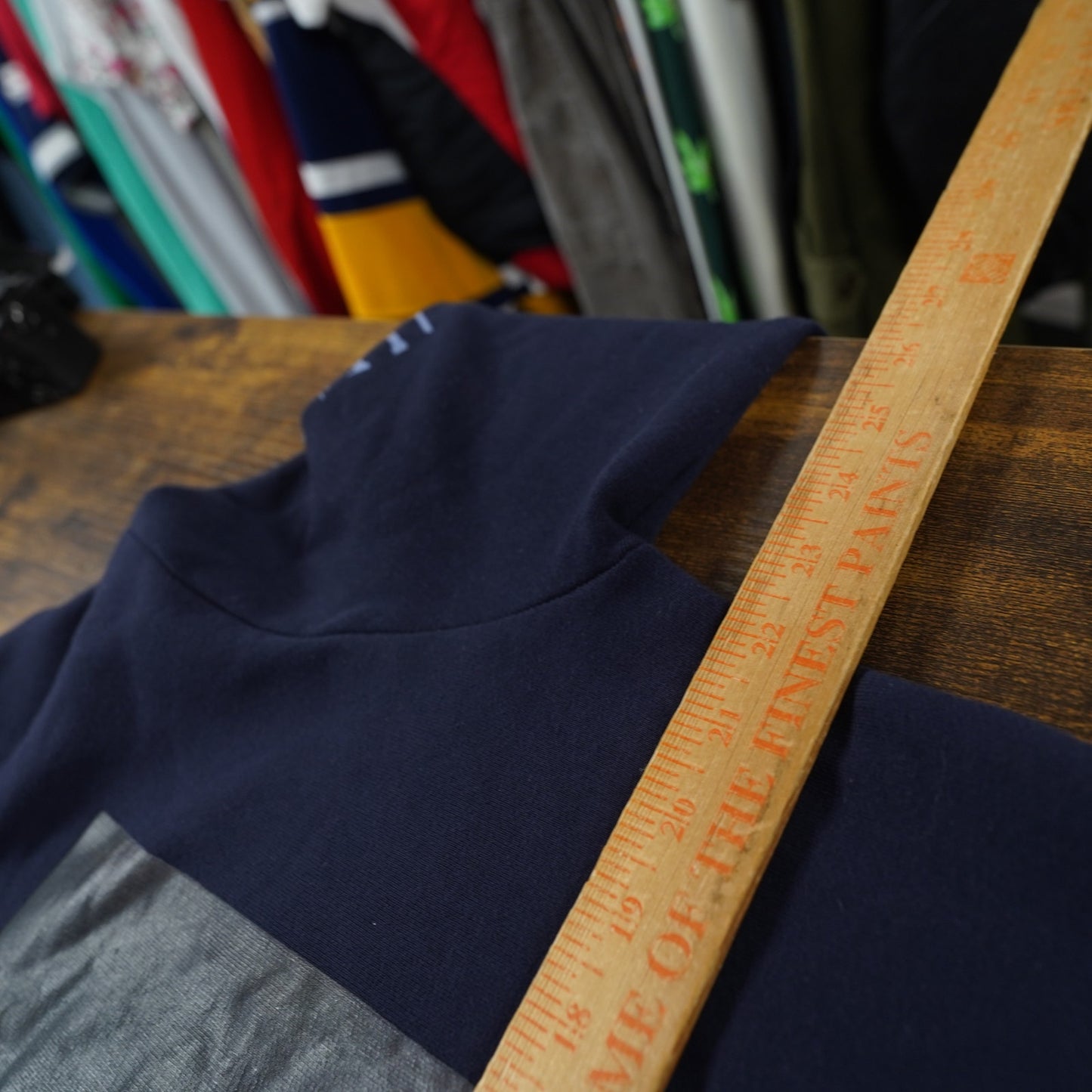 (M) Star Wars The Mandalorian & Grogu Hoodie Men's M Navy Blue Retro Pullover