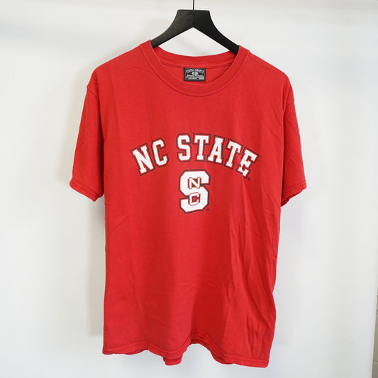 (L) Vintage NC State Wolfpack Steve & Barry's T-Shirt Men's L Red North Carolina