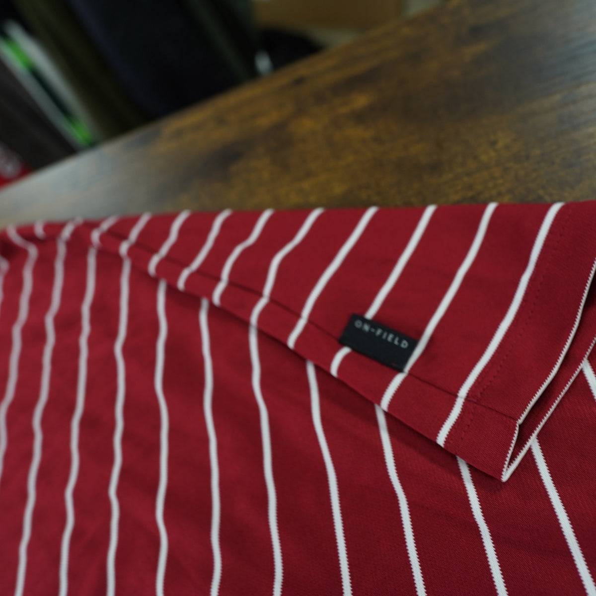 (XXL) Arkansas Razorbacks Nike Dri-Fit Striped Polo Shirt Men's XXL Red White