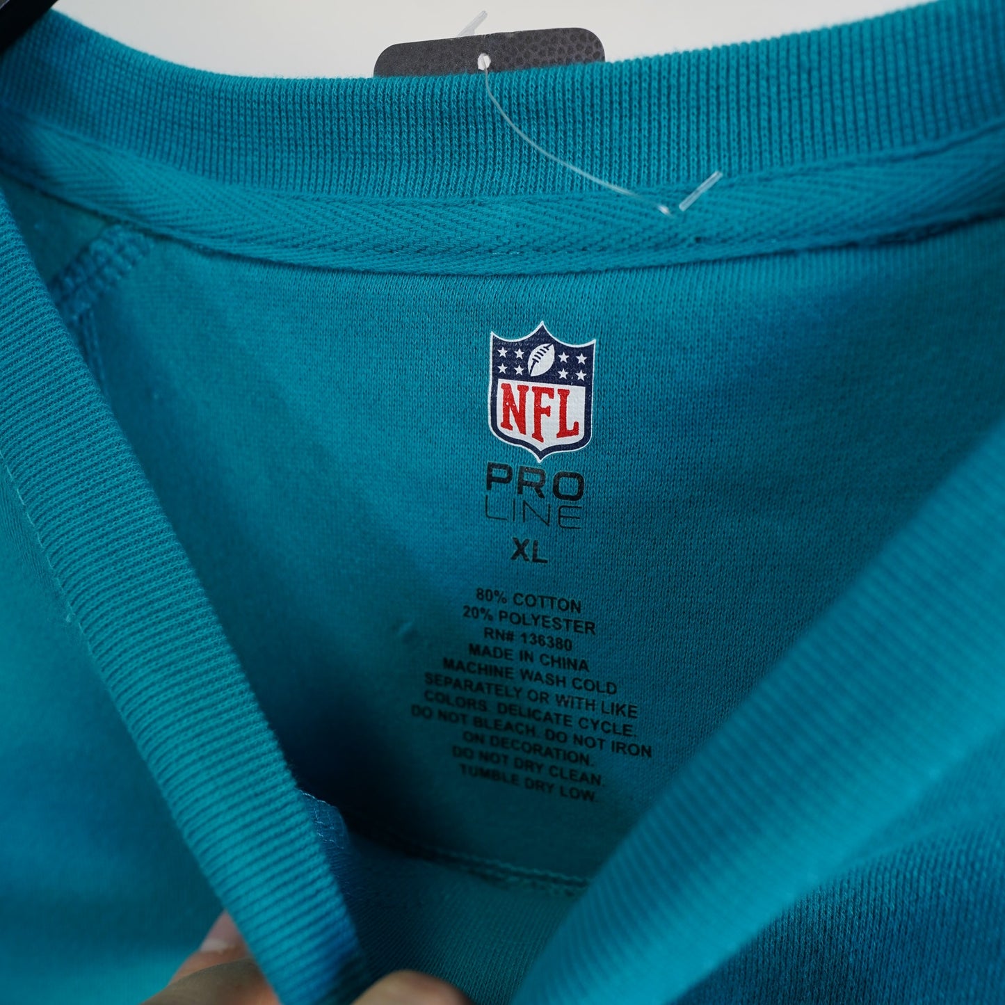 (XL) Miami Dolphins Brand New Stitched NFL Pro Line Crewneck Sweatshirt Aqua