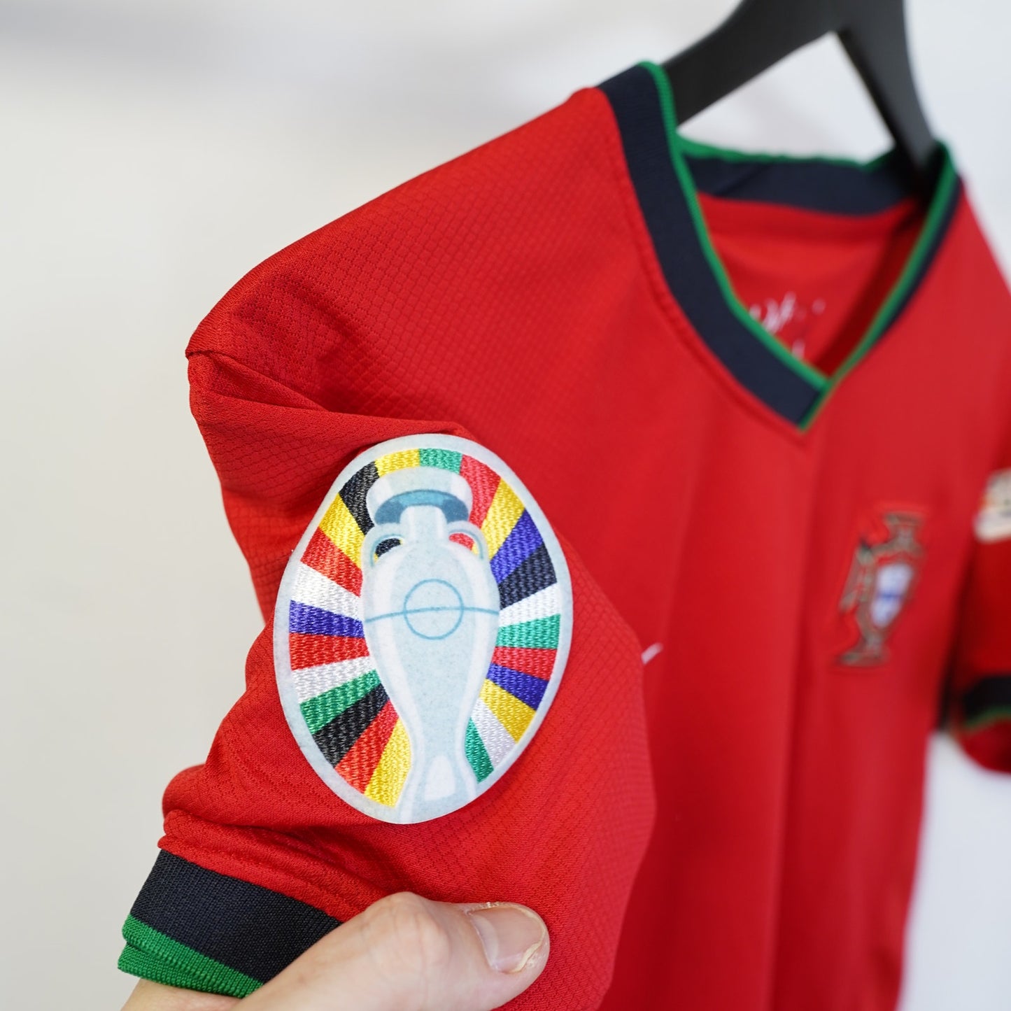 (M) Cristiano Ronaldo Nike Portugal Soccer Jersey Men's M Red Euros Football