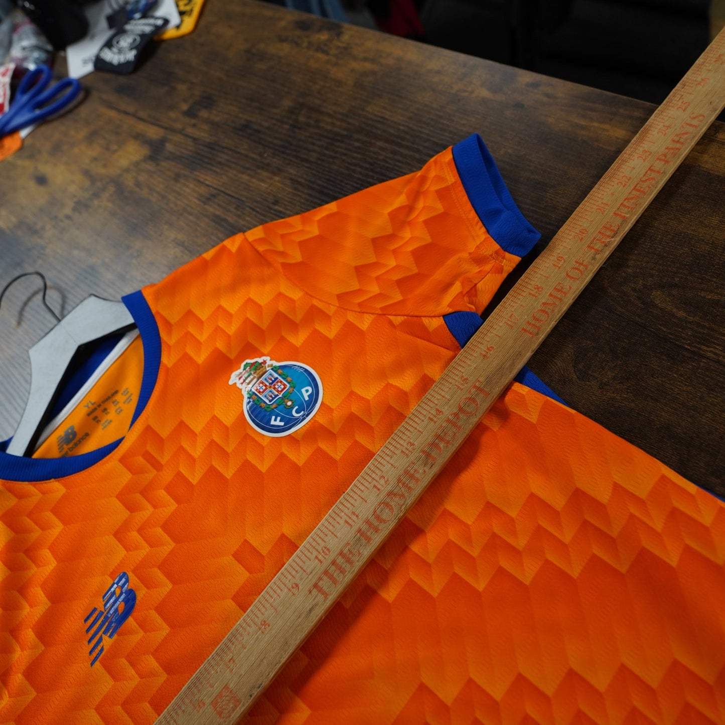 (Youth L) FC Porto New Balance Away Soccer Jersey 2024-25 Youth L Orange Kids Football