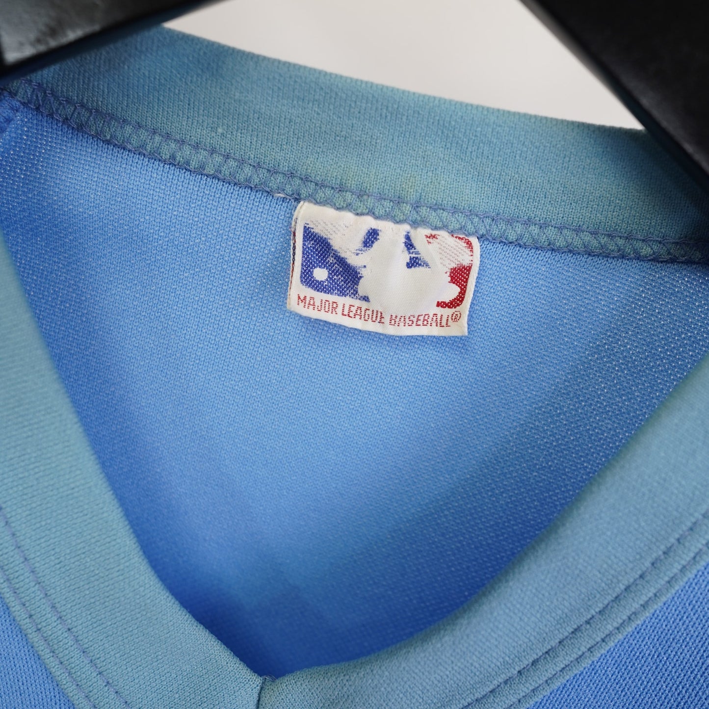 (XS) True Vintage Philadelphia Phillies Baseball Jersey Men's XS Light Blue MLB 80s
