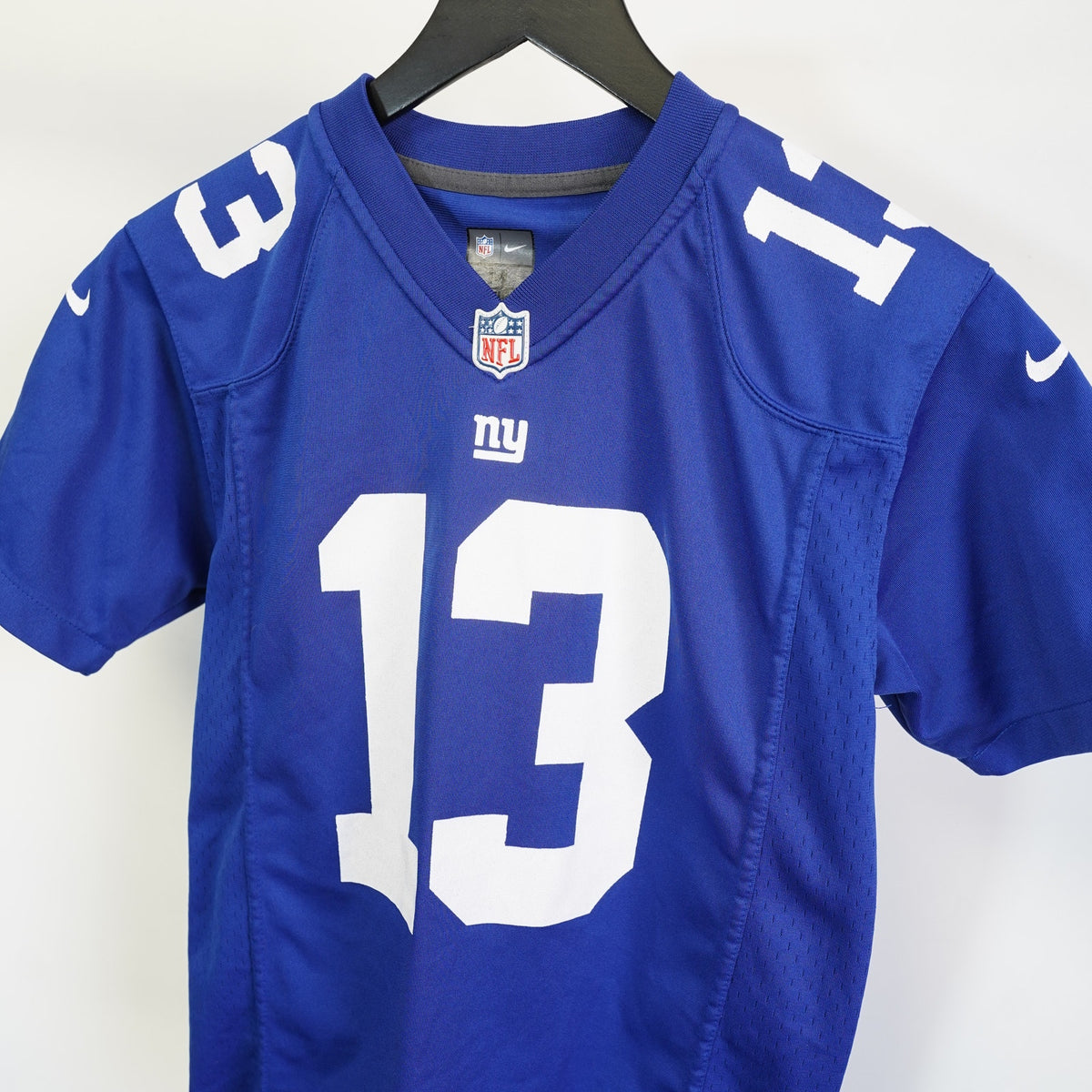 (Kids M) Nike Odell Beckham Jr. New York Giants Jersey Kids M Boys Youth Blue Retro