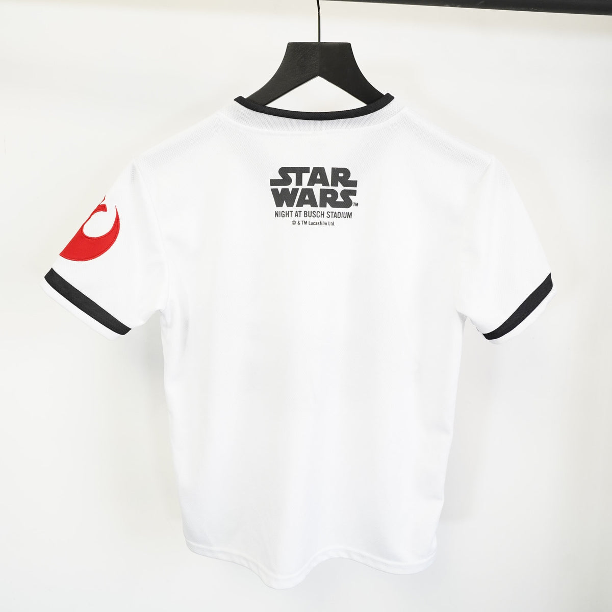 (Boys M) Vintage St. Louis Cardinals Star Wars Baseball Jersey Boys M Youth White Sewn