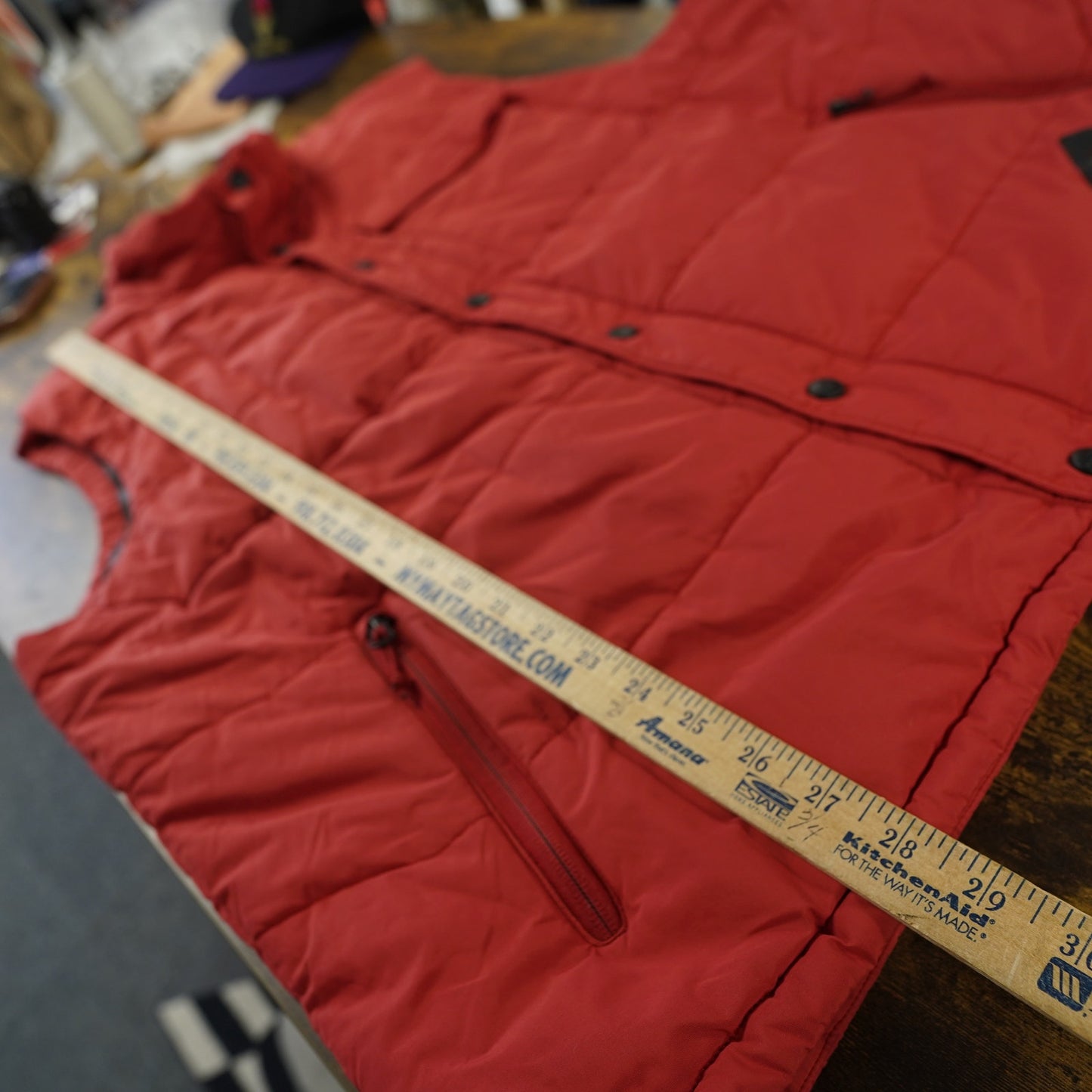 (XL) The North Face Patricks Point Quilted Vest Men's XL Red Gorpcore Hiking Outdoors