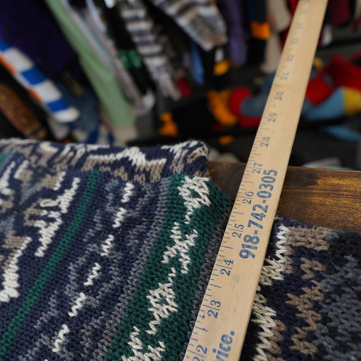 (XL) Vintage 90s Abercrombie & Fitch The Big Knit Sweater Men's XL Boho Cottage Retro