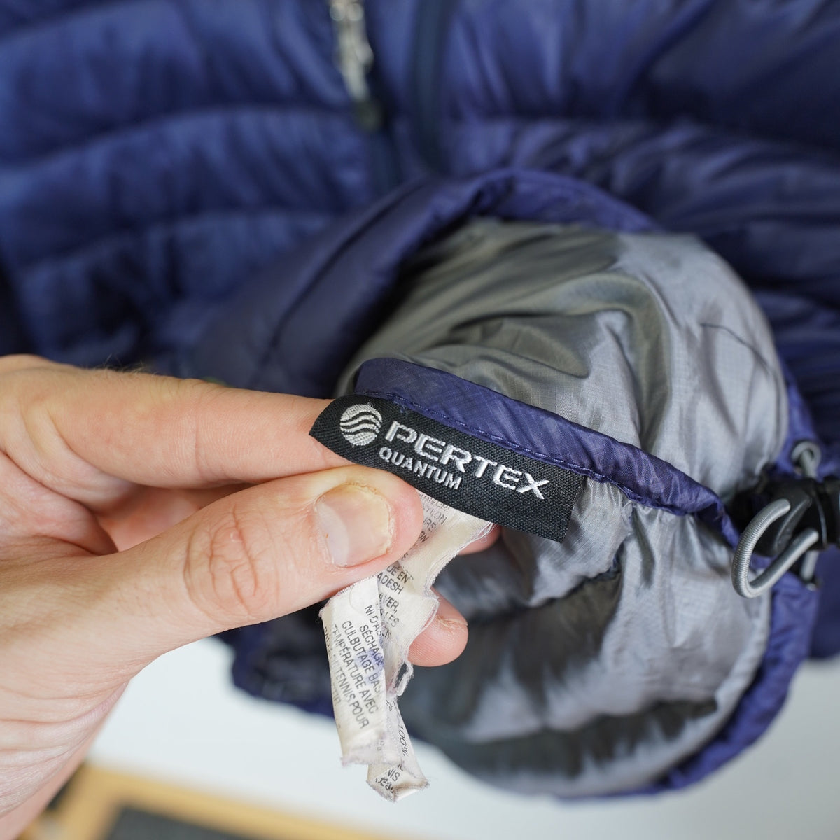 (Women's M)  L.L. Bean Packable Downtek 850 Puffer Jacket Women's M Navy Blue Gorpcore Hike