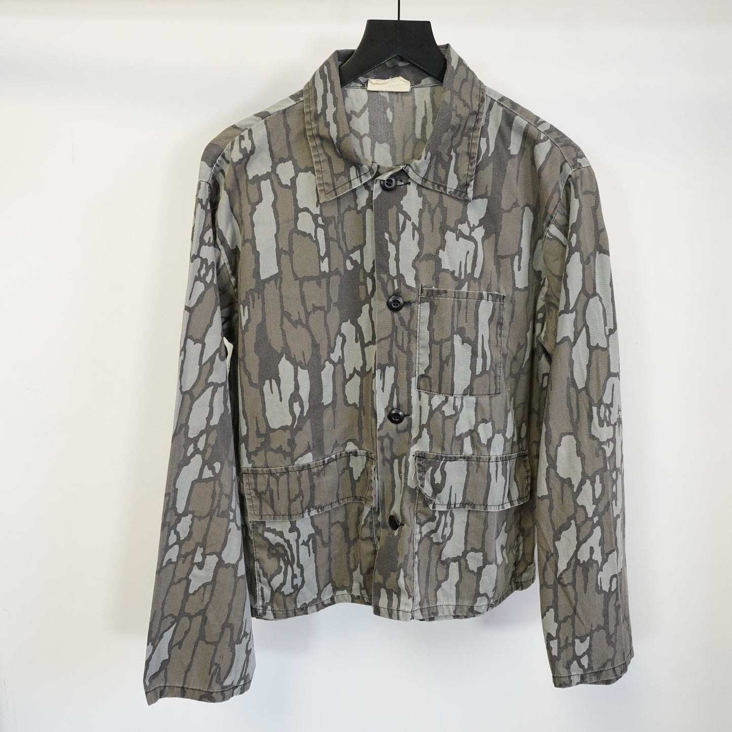 (M) Vintage Trebark Camo Hunting Jacket Lightweight Shirt Coat Men's M 80s Shooting