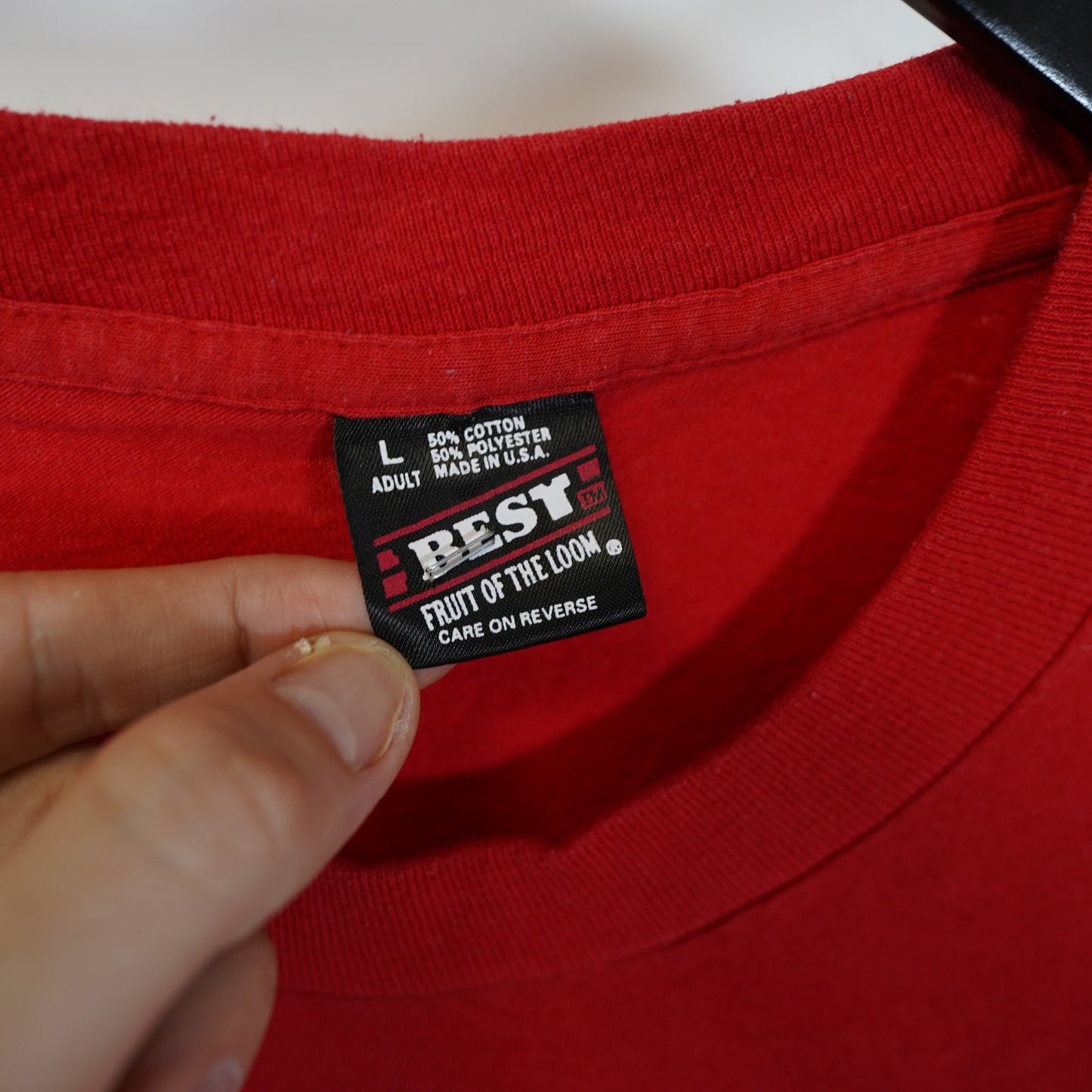 (L) Vintage St. Louis Cardinals Caricature Single Stitch Baseball T-Shirt Mens L Red