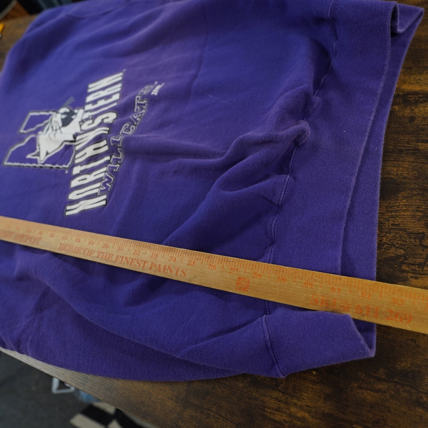 (XXL) Vintage Northwestern Wildcats Sweatshirt Men's XXL Purple Team Edition 90s