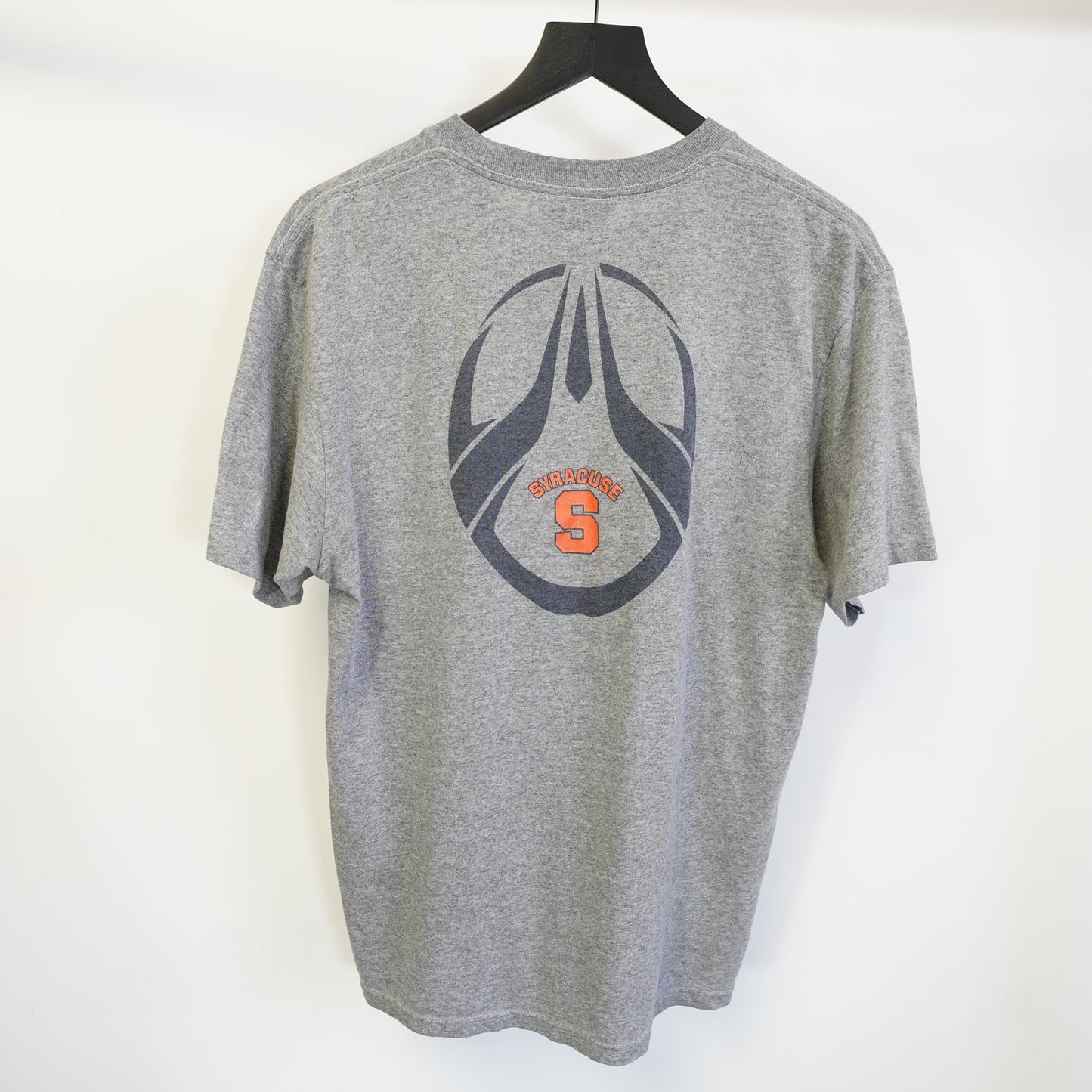 (M) Nike Syracuse Orange Center Swoosh Vintage T-Shirt Men's M Football Gray