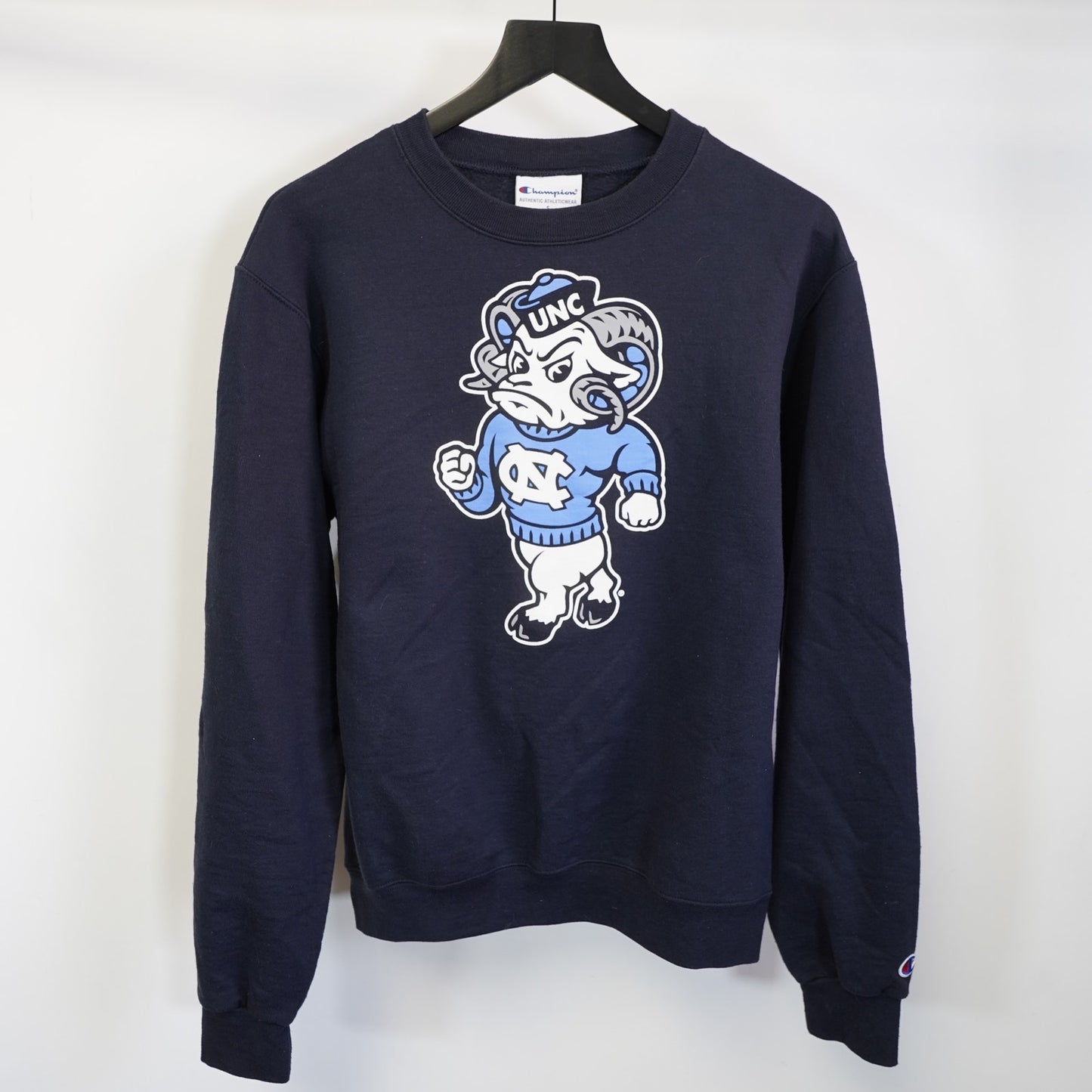 (S) University of North Carolina Tar Heels Champion Sweatshirt Men's S Blue UNC