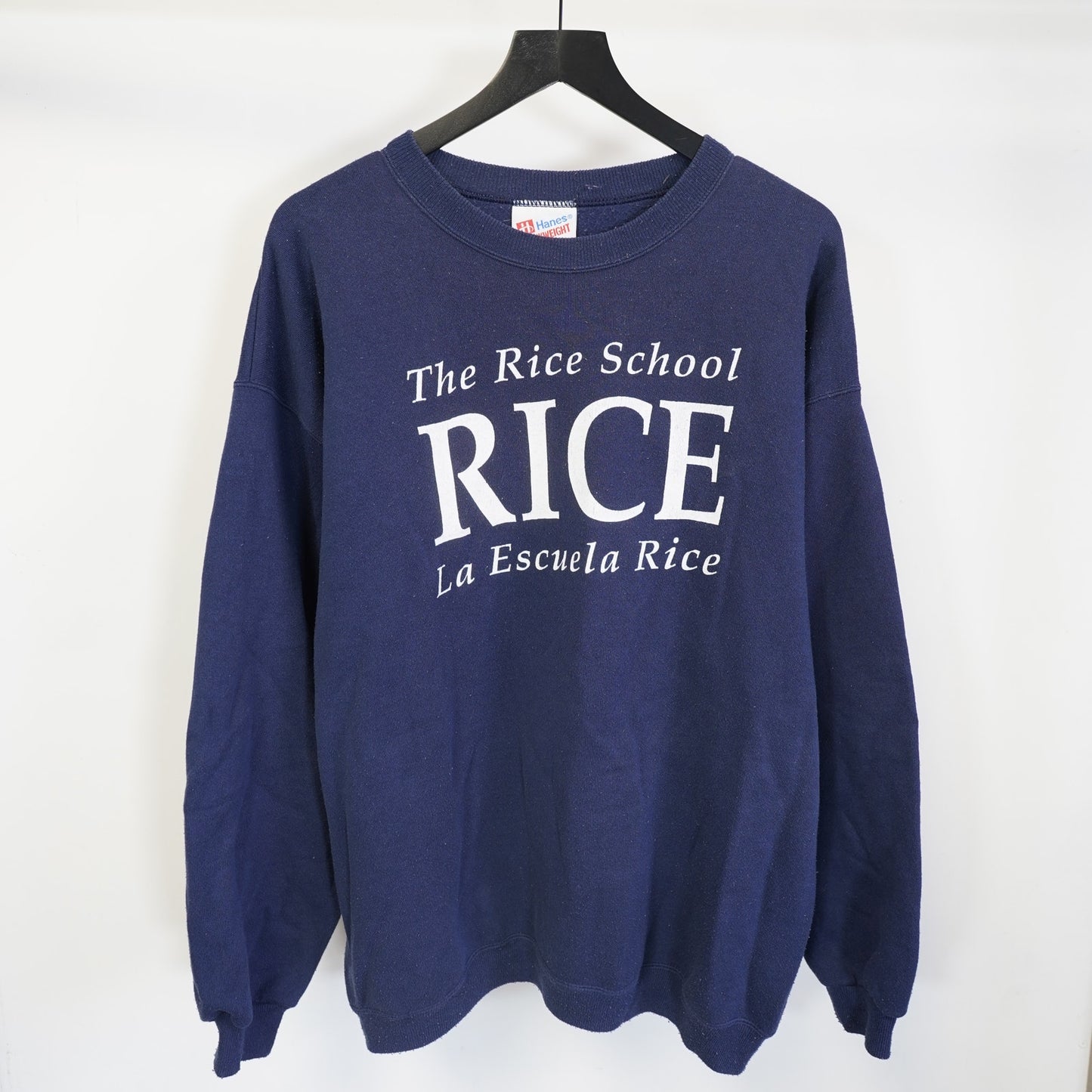 (XL) Vintage Rice University Owls 90s Crewneck Sweatshirt Men's XL Blue