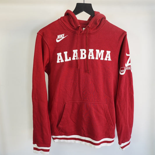 (S) Nike University of Alabama Crimson Tide Hoodie Men's S Red Pullover Sweatshirt