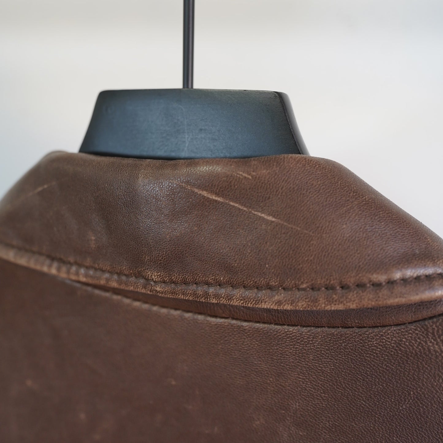 (L) Vintage Daniel Cremieux Lambskin Leather Zip Jacket Men's L Brown