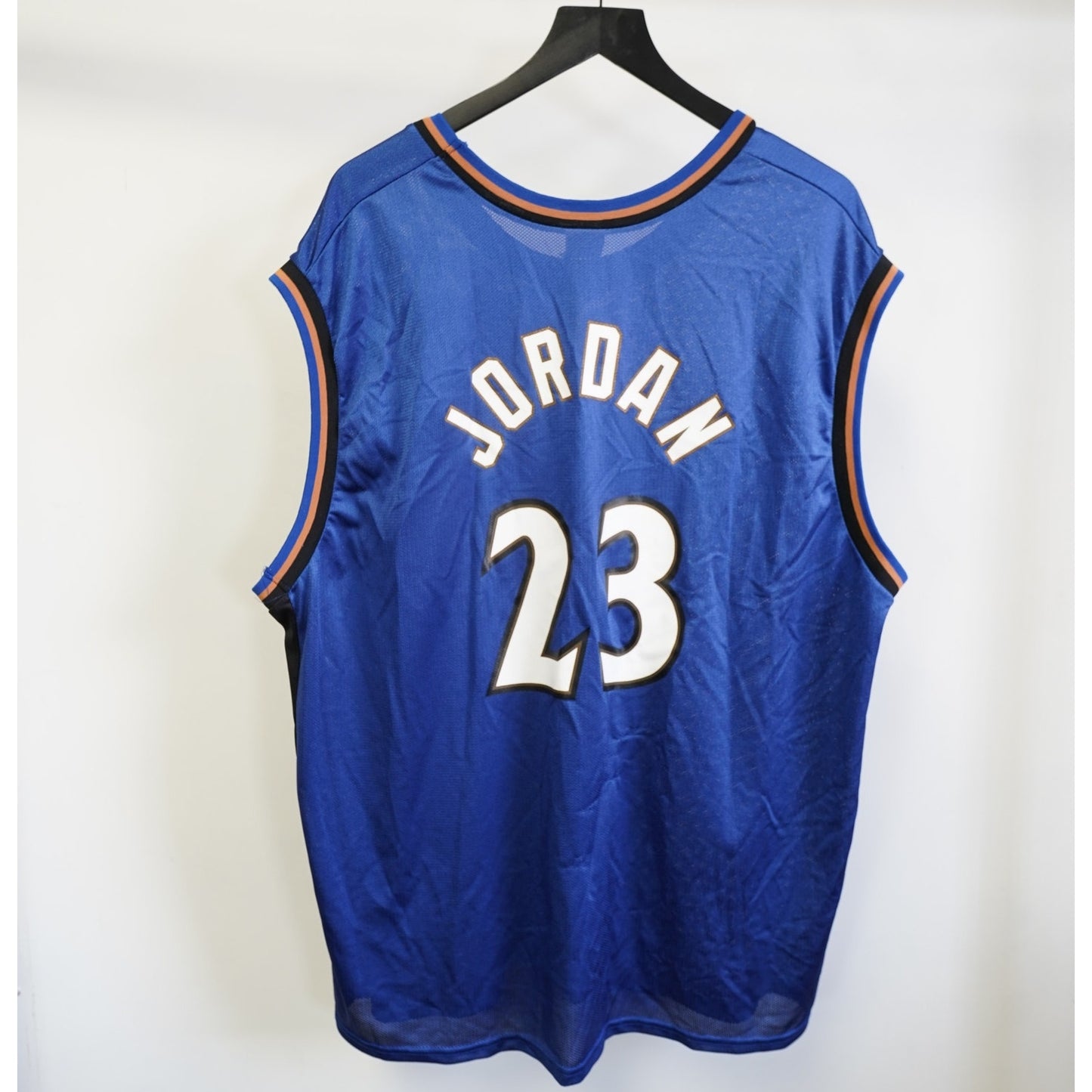 (XL) Vintage Michael Jordan Washington Wizards Champion Jersey Men's XL Sz. 48 Blue