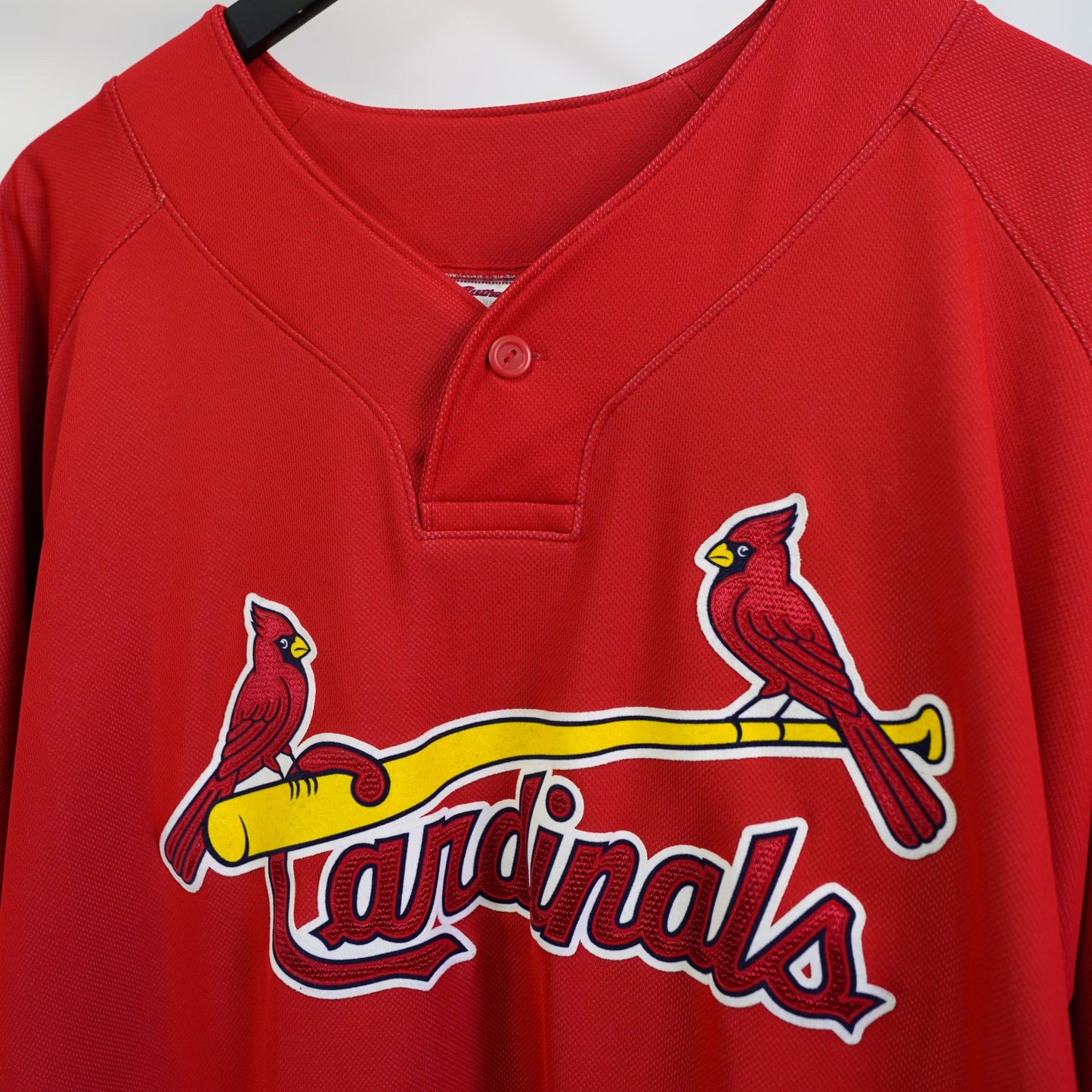 (XXL) St. Louis Cardinals Albert Pujols Majestic Authentic Jersey Red MLB