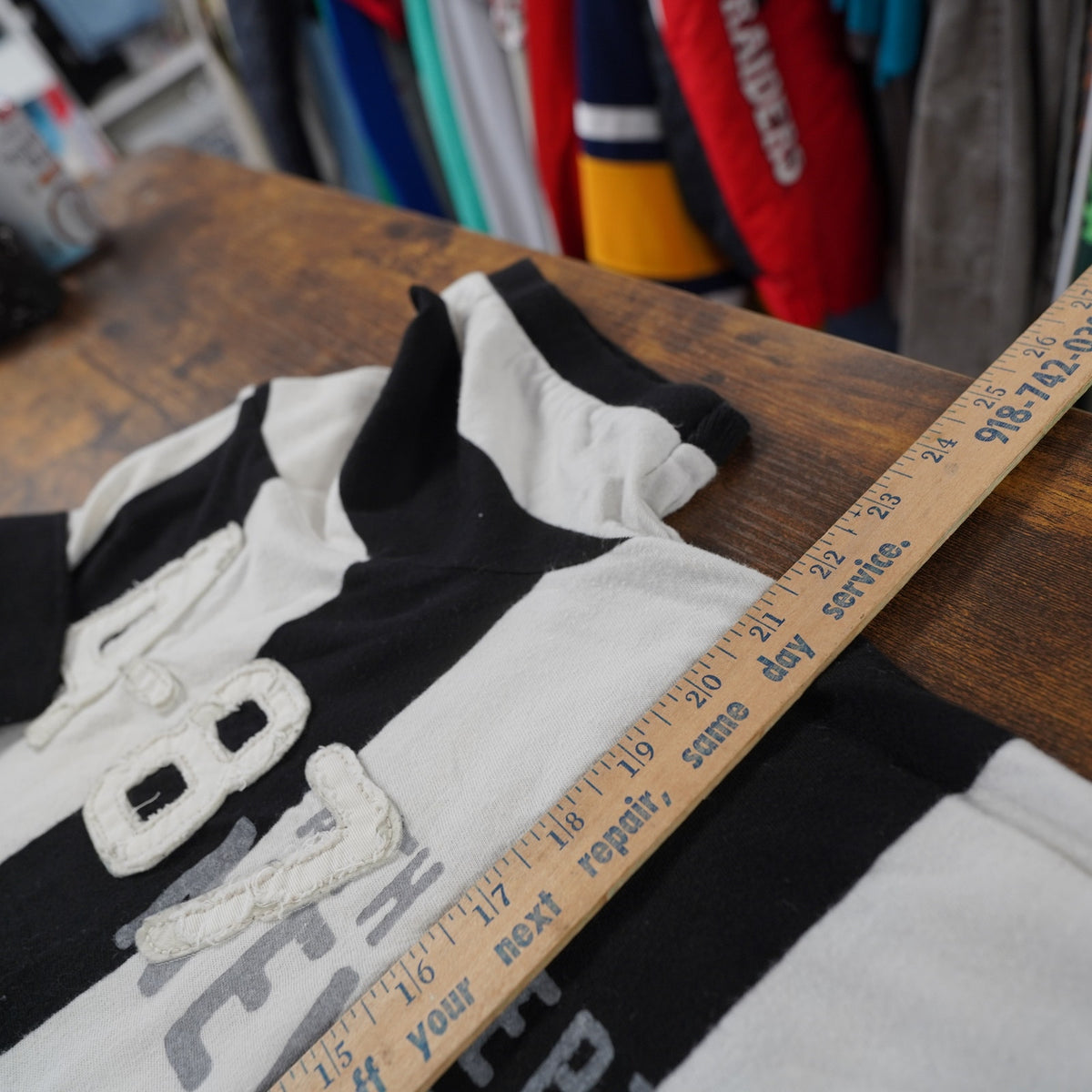 (L) Aeropostale Sewn Striped Y2K Polo Shirt Men's L White Black 2000s Preppy
