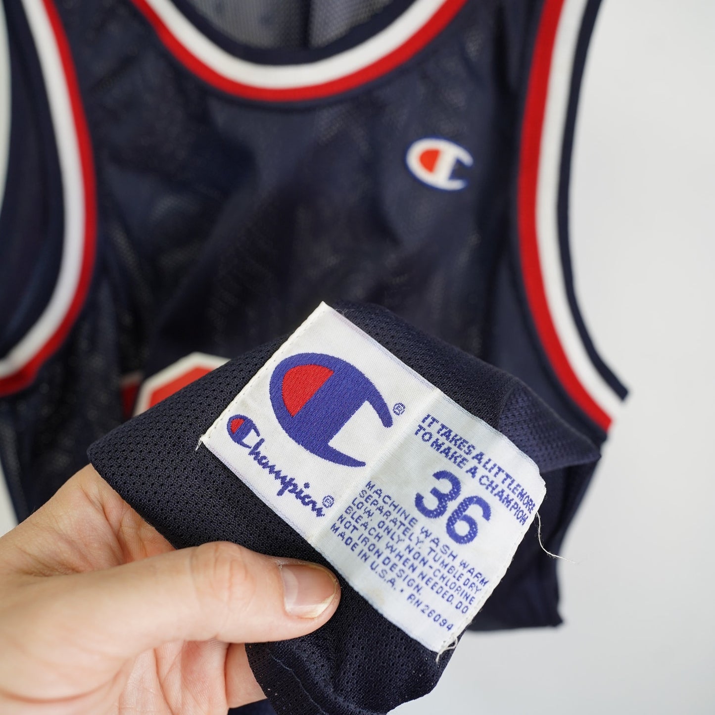 (S) Vintage Penny Hardaway Champion USA Basketball Jersey Men's S 36 Blue Olympic