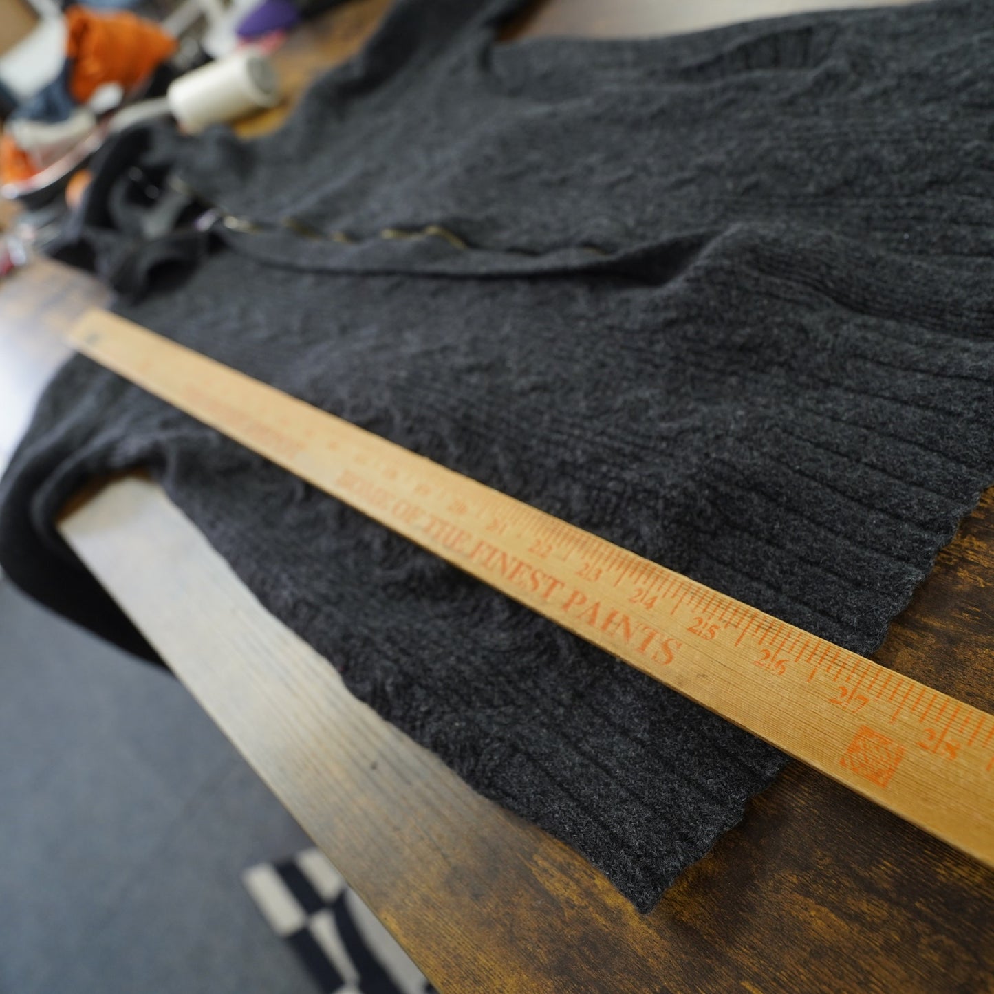 (Women's M) Patagonia Women's Merino Wool Cable-Knit Full-Zip Hooded Coat Sz M Gray Cottage