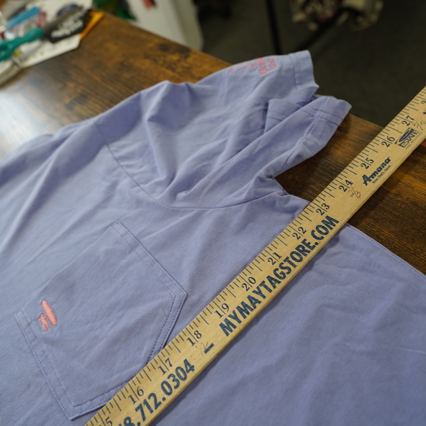 (L) Johnnie-O Hangin' Out Men's Size L Large Golf Club Polo Shirt Lavender Pink