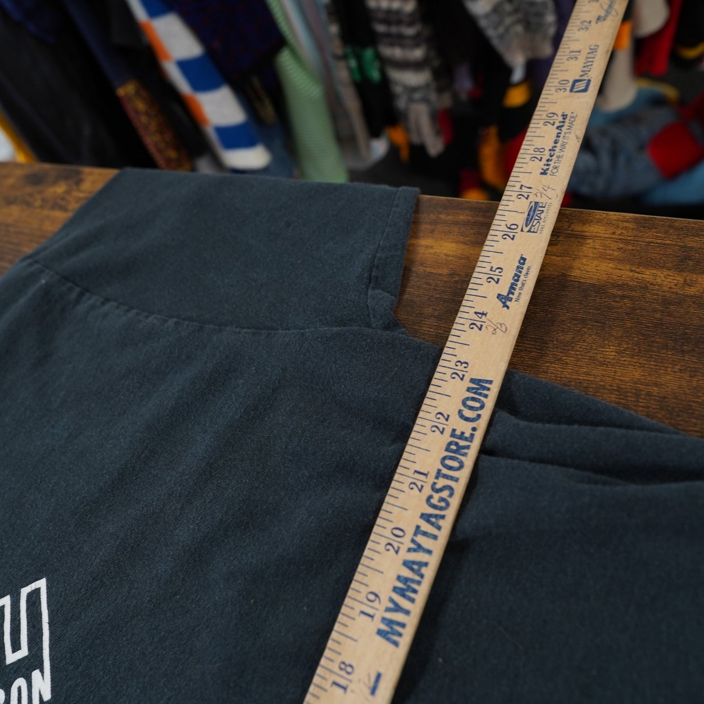 Vintage Hello Enron Music T-Shirt Men's XL Black 2000s Y2K