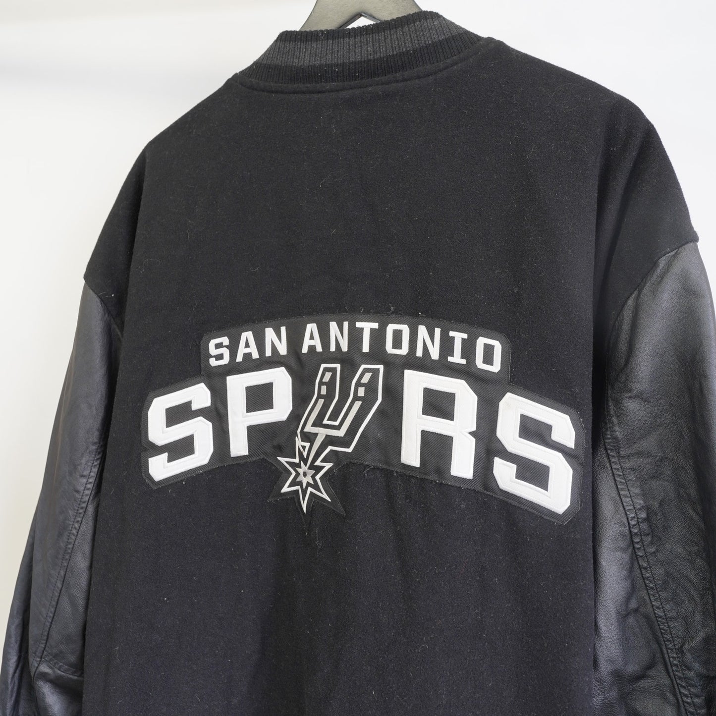 (3XL) Vintage San Antonio Spurs Reversible Varsity Jacket Men's 3XL Black J&H Designs