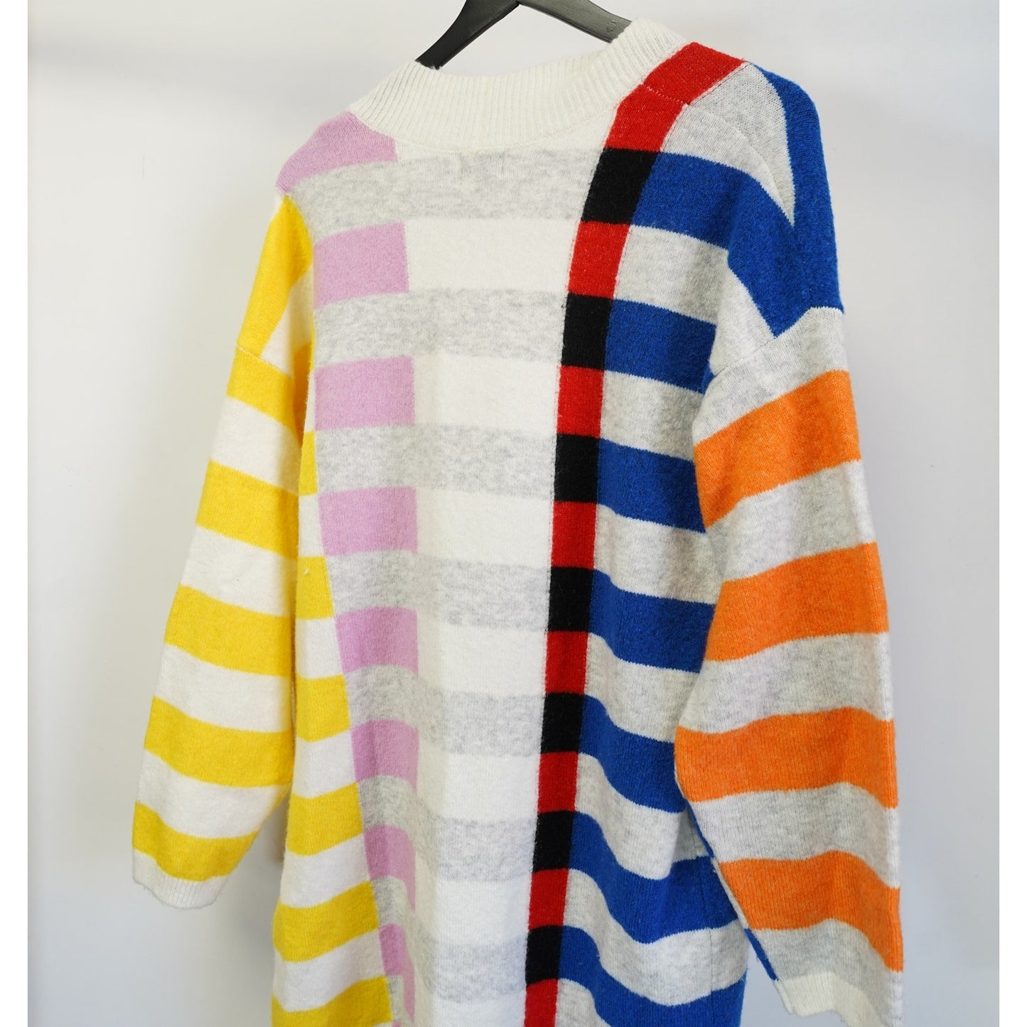 (L) LEGO Collection x Target Brick Striped Duster Cardigan Knit Sweater Size L